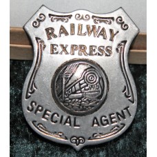 Railway Express Special Agent Badge Pre Owned.